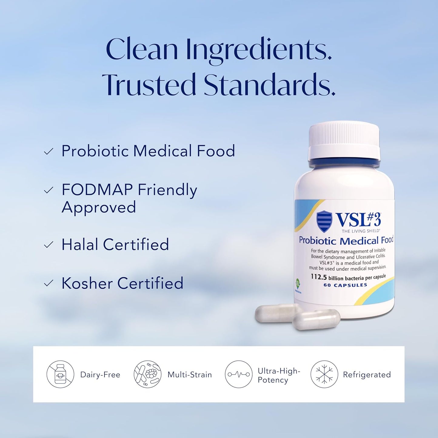 VSL #3® High-Potency Probiotic Medical Food, Dietary Management of IBS & UC