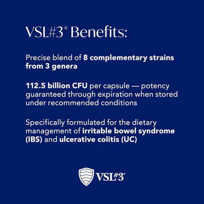 VSL #3® High-Potency Probiotic Medical Food, Dietary Management of IBS & UC